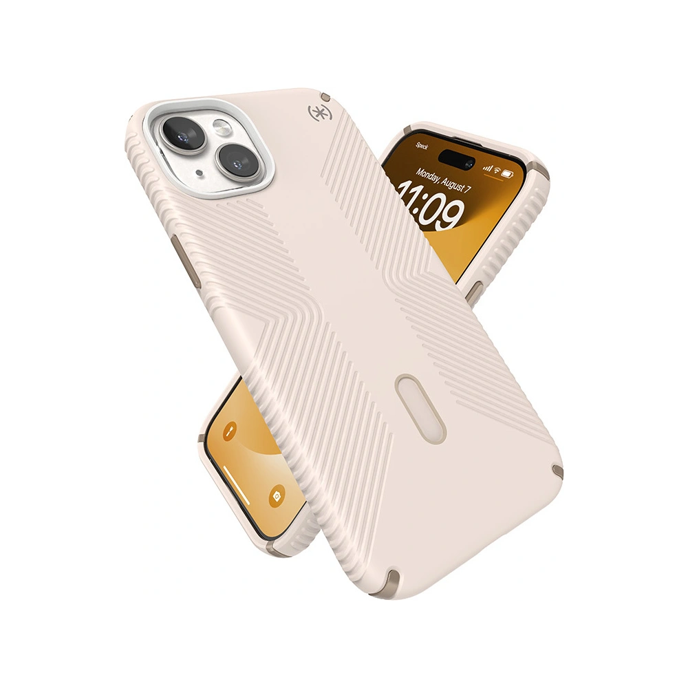 Hurtownia GSM - Etui Speck Presidio2 Grip ClickLock MagSafe Apple iPhone 15 Plus / 14 Plus (Bone Alb/Gold Moștenit/Maro Hazel) - SPK543 - {ean13} - Hurt