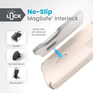 Hurtownia GSM - Etui Speck Presidio2 Grip ClickLock MagSafe Apple iPhone 15 Plus / 14 Plus (Bělená kost/ Dědictví zlato/ Ořechově hnědá) - SPK543 - {ean13} - Hurt
