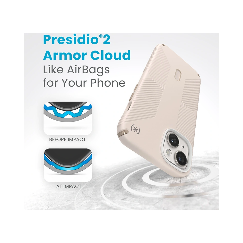 Wholesale Speck Presidio2 Grip ClickLock MagSafe Apple iPhone 15 Plus / 14 Plus (Bleached Bone/Heirloom Gold/Hazel Brown) - SPK543 - {ean13} - Hurt