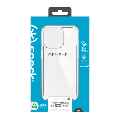 Etui Speck Gemshell Apple iPhone 15 Pro (Clear)