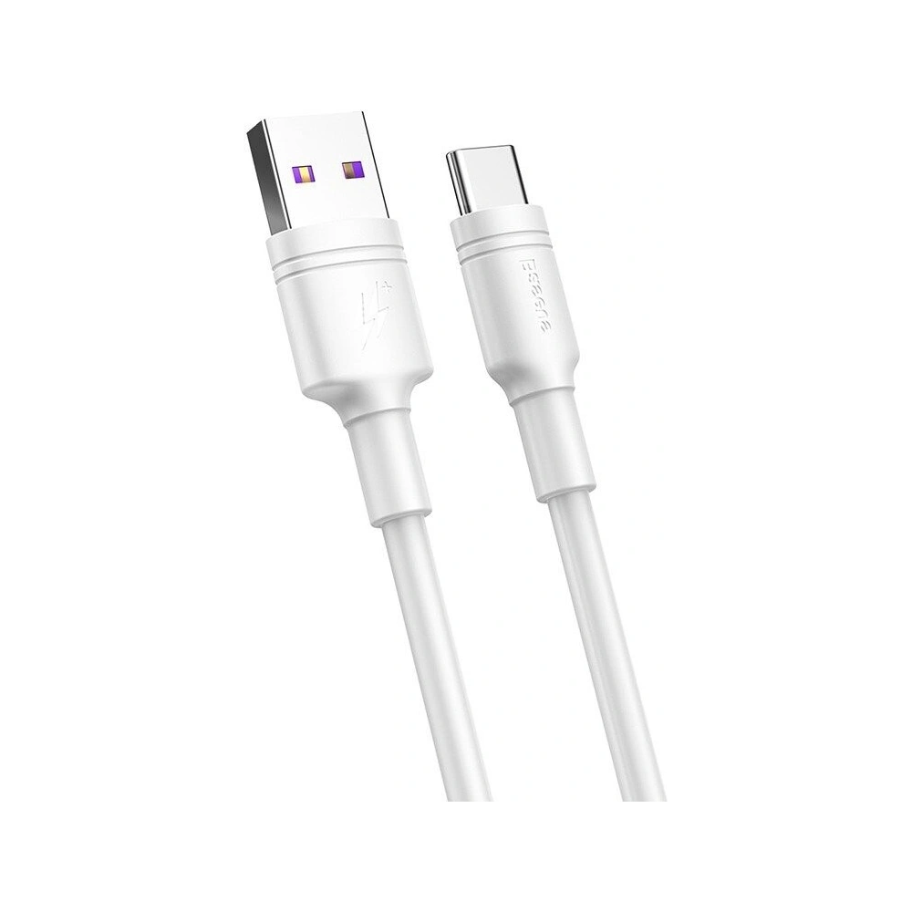 Wholesale Baseus Double Ring USB-A to USB-C for Huawei SuperCharge 5A 0,5m White - BSU392 - {ean13} - Hurt