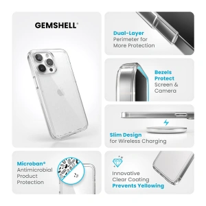 Wholesale Speck Gemshell Apple iPhone 15 Pro Max (Clear) - SPK551 - {ean13} - Hurt
