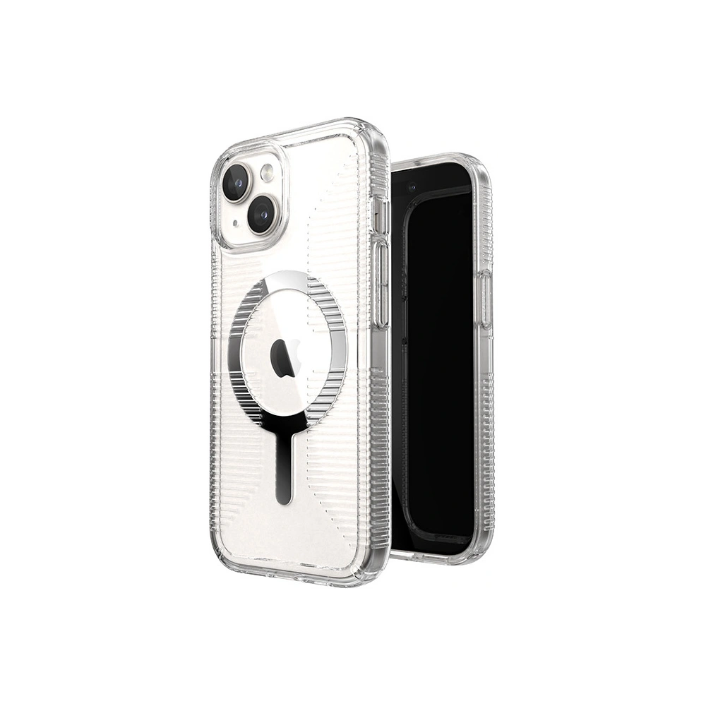 Wholesale Speck Gemshell Grip MagSafe Apple iPhone 15 (Clear/Chrome Finish) - SPK552 - {ean13} - Hurt