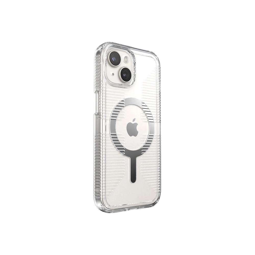 Wholesale Speck Gemshell Grip MagSafe Apple iPhone 15 (Clear/Chrome Finish) - SPK552 - {ean13} - Hurt