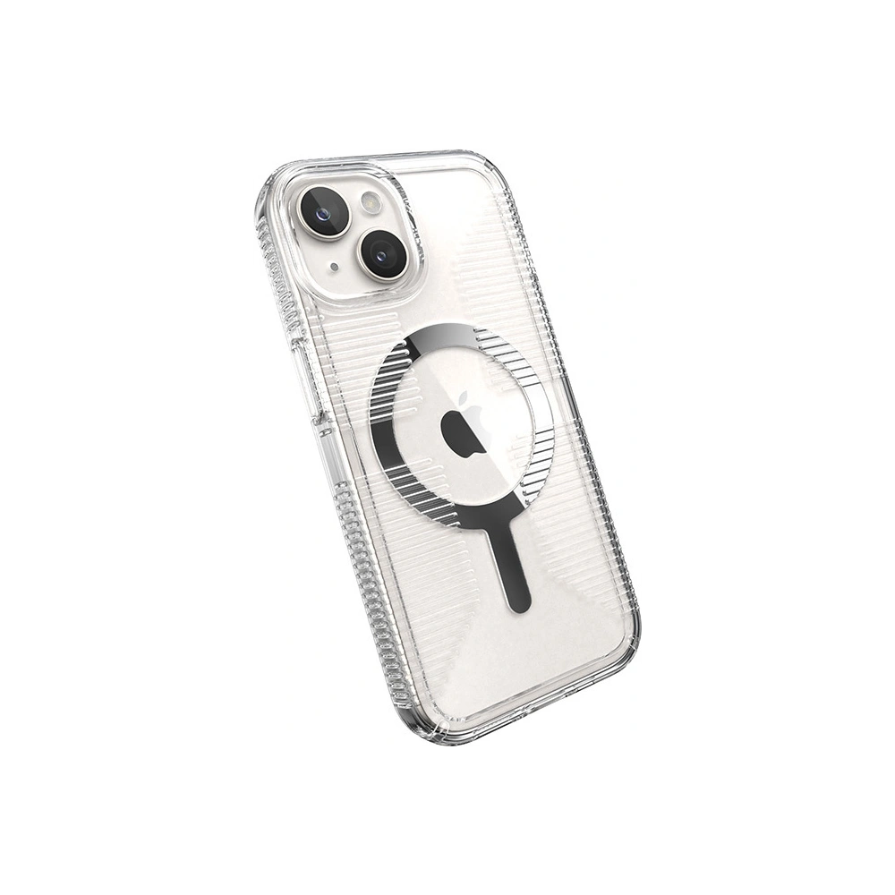 Hurtownia GSM - Etui Speck Gemshell Grip MagSafe Apple iPhone 15 (Čirý/Chromový povrch) - SPK552 - {ean13} - Hurt