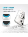 Hurtownia GSM - Etui Speck Gemshell Grip MagSafe Apple iPhone 15 (Clear/Chrome Finish) - SPK552 - {ean13} - Hurt