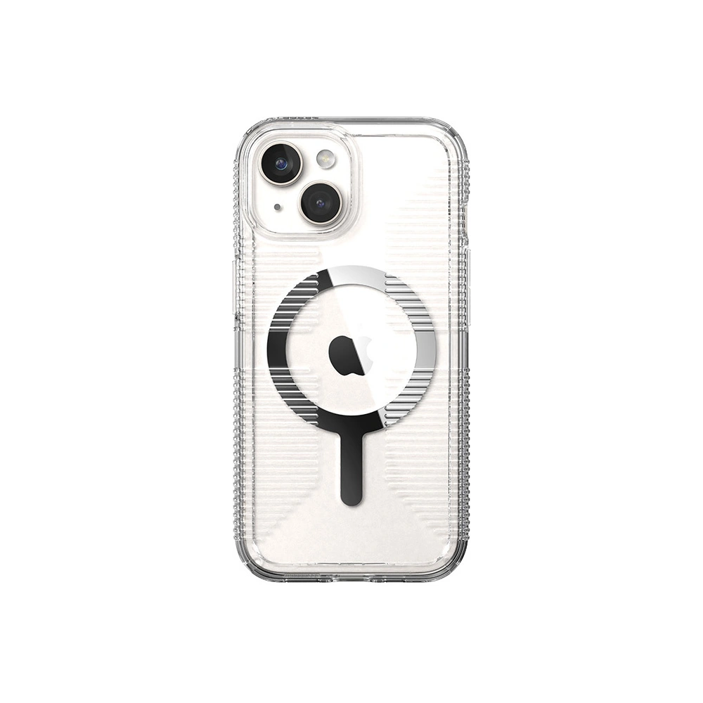 Wholesale Speck Gemshell Grip MagSafe Apple iPhone 15 (Clear/Chrome Finish) - SPK552 - {ean13} - Hurt