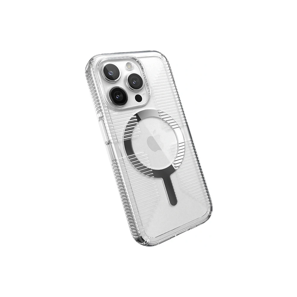 Hurtownia GSM - Case Speck Gemshell Grip MagSafe Apple iPhone 15 Pro (Klar/Chrom-Finish) - SPK553 - {ean13} - Hurt
