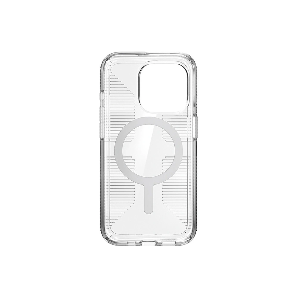 Wholesale Speck Gemshell Grip MagSafe Apple iPhone 15 Pro (Clear/Chrome Finish) - SPK553 - {ean13} - Hurt