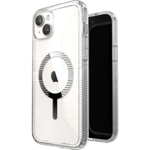 Hurtownia GSM - Etui Speck Gemshell Grip MagSafe Apple iPhone 15 Plus / 14 Plus (Průhledný/Chromový povrch) - SPK554 - {ean13} - Hurt