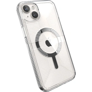 Hurtownia GSM - Etui Speck Gemshell Grip MagSafe Apple iPhone 15 Plus / 14 Plus (Průhledný/Chromový povrch) - SPK554 - {ean13} - Hurt