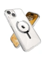 Hurtownia GSM - Etui Speck Gemshell Grip MagSafe Apple iPhone 15 Plus / 14 Plus (Průhledný/Chromový povrch) - SPK554 - {ean13} - Hurt
