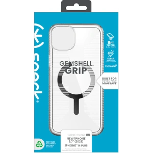 Wholesale Speck Gemshell Grip MagSafe Apple iPhone 15 Plus / 14 Plus (Clear/Chrome Finish) - SPK554 - {ean13} - Hurt
