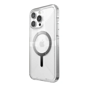 Wholesale Speck Gemshell Grip MagSafe Apple iPhone 15 Pro Max (Clear/Chrome Finish) - SPK555 - {ean13} - Hurt