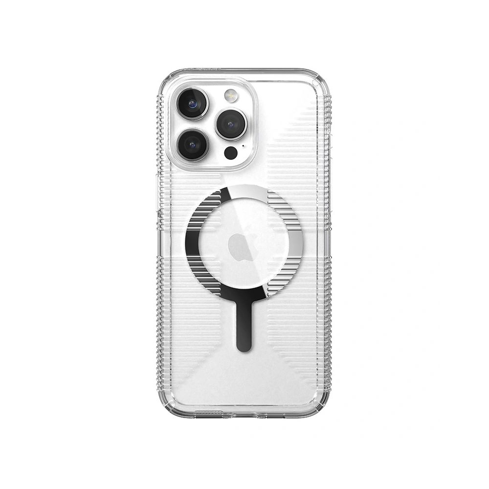 Wholesale Speck Gemshell Grip MagSafe Apple iPhone 15 Pro Max (Clear/Chrome Finish) - SPK555 - {ean13} - Hurt