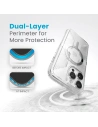 Wholesale Speck Gemshell Grip MagSafe Apple iPhone 15 Pro Max (Clear/Chrome Finish) - SPK555 - {ean13} - Hurt