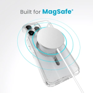 Wholesale Speck Gemshell Grip MagSafe Apple iPhone 15 Pro Max (Clear/Chrome Finish) - SPK555 - {ean13} - Hurt