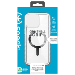 Wholesale Speck Gemshell Grip MagSafe Apple iPhone 15 Pro Max (Clear/Chrome Finish) - SPK555 - {ean13} - Hurt