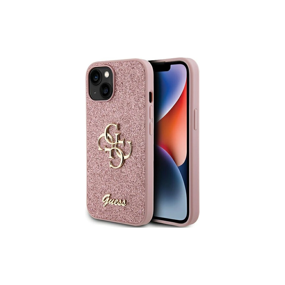 Hurtownia GSM - Etui Guess GUHCP15MHG4SGP Apple iPhone 15 Plus / 14 Plus hardcase Glitter Script Big 4G roz/pink - GUE2906 - {ean13} - Hurt