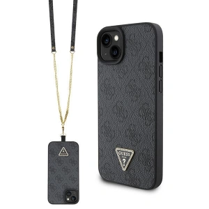 Etui Guess GUHCP15MP4TDSCPK Apple iPhone 15 Plus / 14 Plus hardcase Crossbody 4G Metal Logo czarny/black