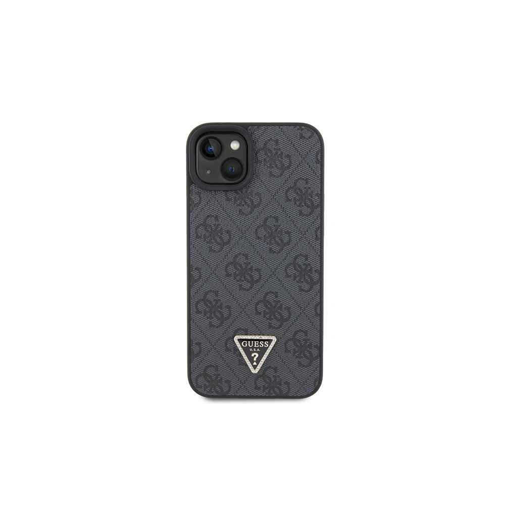 Hurtownia GSM - Case Guess GUHCP15MP4TDSCPK Apple iPhone 15 Plus / 14 Plus Hartschale Crossbody 4G Metalllogo schwarz/black - GUE2907 - {ean13} - Hurt