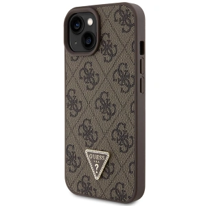 Etui Guess GUHCP15MP4TDSCPW Apple iPhone 15 Plus / 14 Plus hardcase Crossbody 4G Metal Logo hnědý/brown