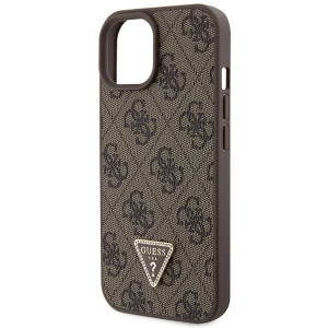 Etui Guess GUHCP15MP4TDSCPW Apple iPhone 15 Plus / 14 Plus hardcase Crossbody 4G Metal Logo hnědý/brown