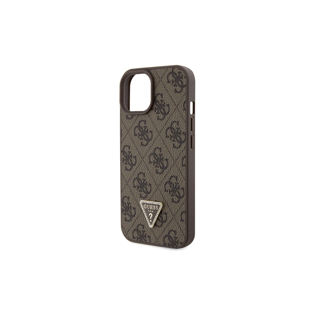 Hurtownia GSM - Etui Guess GUHCP15MP4TDSCPW Apple iPhone 15 Plus / 14 Plus kemény hátlapú Crossbody 4G Fém Logó barna/brown - GUE2909 - {ean13} - Hurt