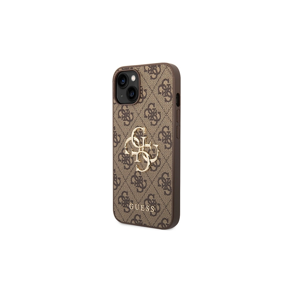 Wholesale Guess GUHCP15S4GMGBR Apple iPhone 15 hardcase 4G Big Metal Logo brown - GUE2911 - {ean13} - Hurt