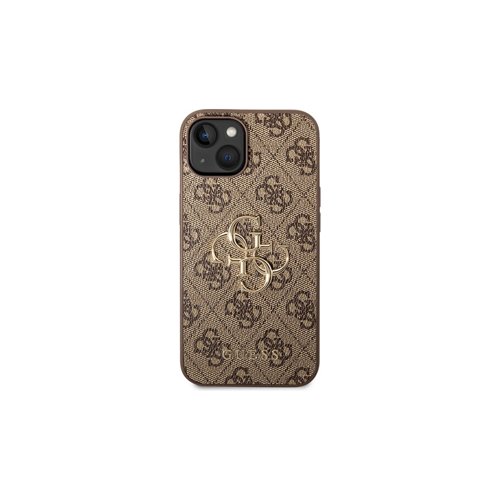 Wholesale Guess GUHCP15S4GMGBR Apple iPhone 15 hardcase 4G Big Metal Logo brown - GUE2911 - {ean13} - Hurt