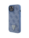 Hurtownia GSM - Case Guess GUHCP15SP4TDPB Apple iPhone 15 Hartschale Leder 4G Triangle Strass blau/blue - GUE2915 - {ean13} - Hurt