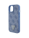 Hurtownia GSM - Case Guess GUHCP15SP4TDPB Apple iPhone 15 Hartschale Leder 4G Triangle Strass blau/blue - GUE2915 - {ean13} - Hurt