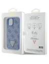 Hurtownia GSM - Case Guess GUHCP15SP4TDPB Apple iPhone 15 Hartschale Leder 4G Triangle Strass blau/blue - GUE2915 - {ean13} - Hurt