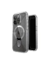 Etui Speck Presidio Lux Grip ClickLock MagSafe Apple iPhone 15 Pro (Průhledné/Chromové provedení/Světlé stříbro)