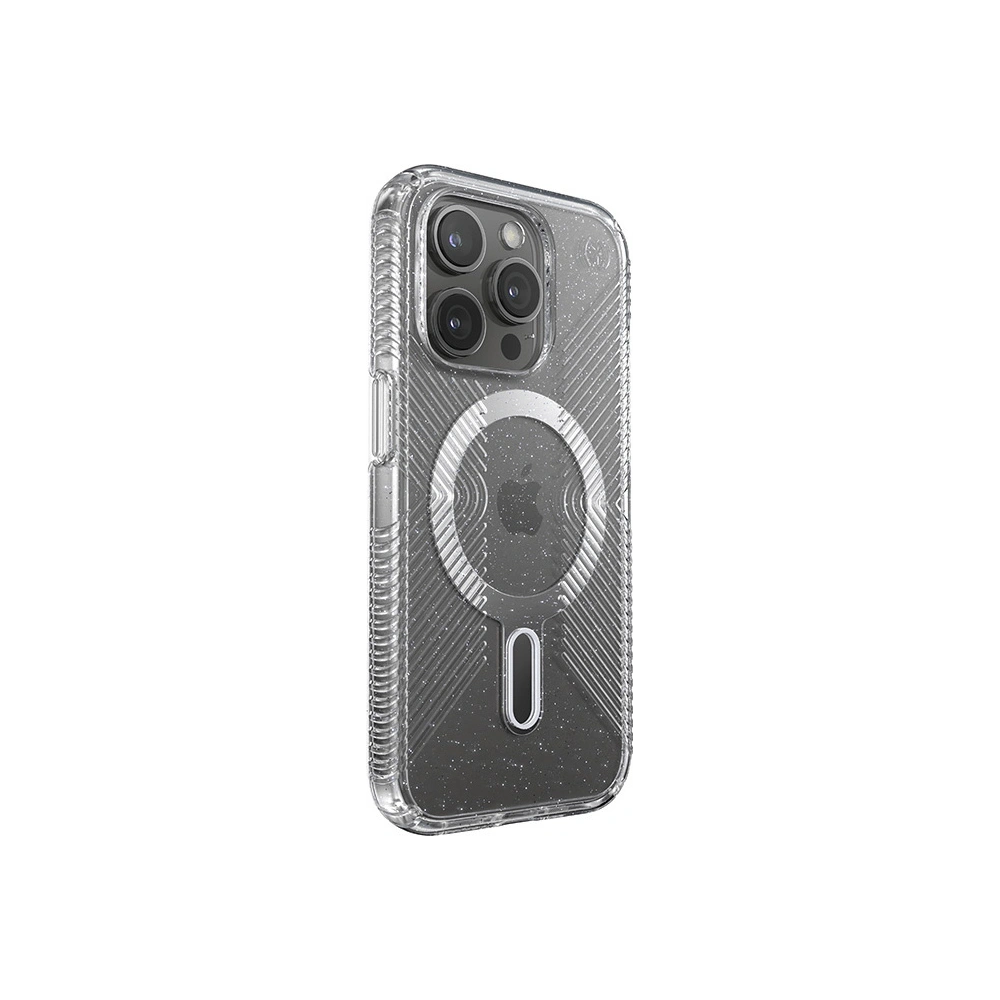 Wholesale Speck Presidio Lux Grip ClickLock MagSafe Apple iPhone 15 Pro (Clear/Chrome Finish/Serene Silver) - SPK556 - {ean13} - Hurt