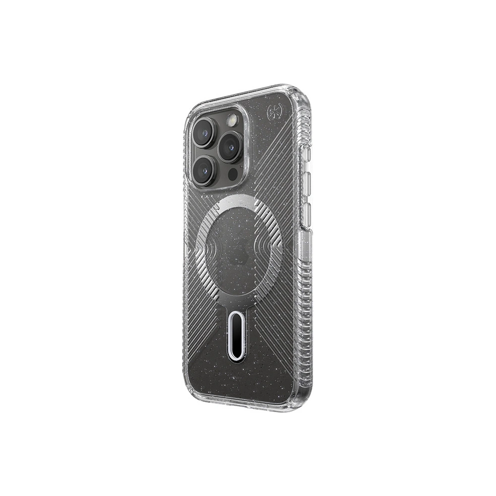 Wholesale Speck Presidio Lux Grip ClickLock MagSafe Apple iPhone 15 Pro (Clear/Chrome Finish/Serene Silver) - SPK556 - {ean13} - Hurt