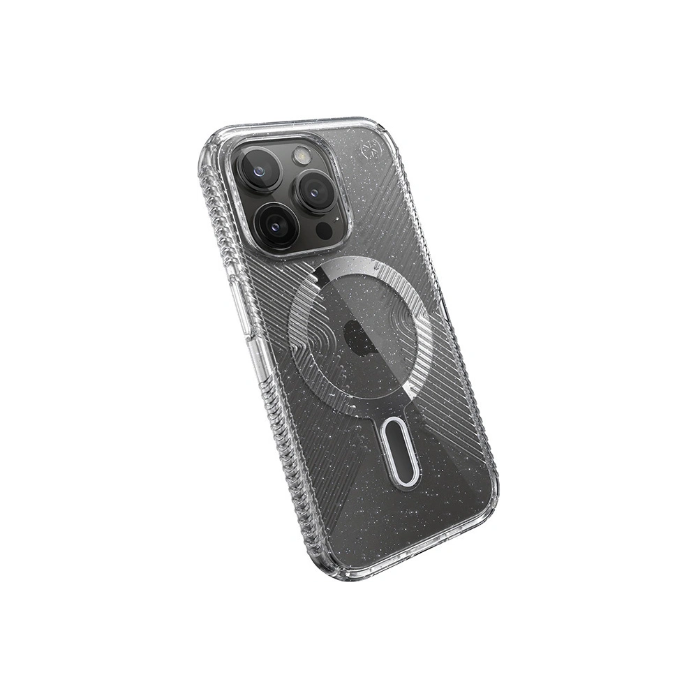 Wholesale Speck Presidio Lux Grip ClickLock MagSafe Apple iPhone 15 Pro (Clear/Chrome Finish/Serene Silver) - SPK556 - {ean13} - Hurt