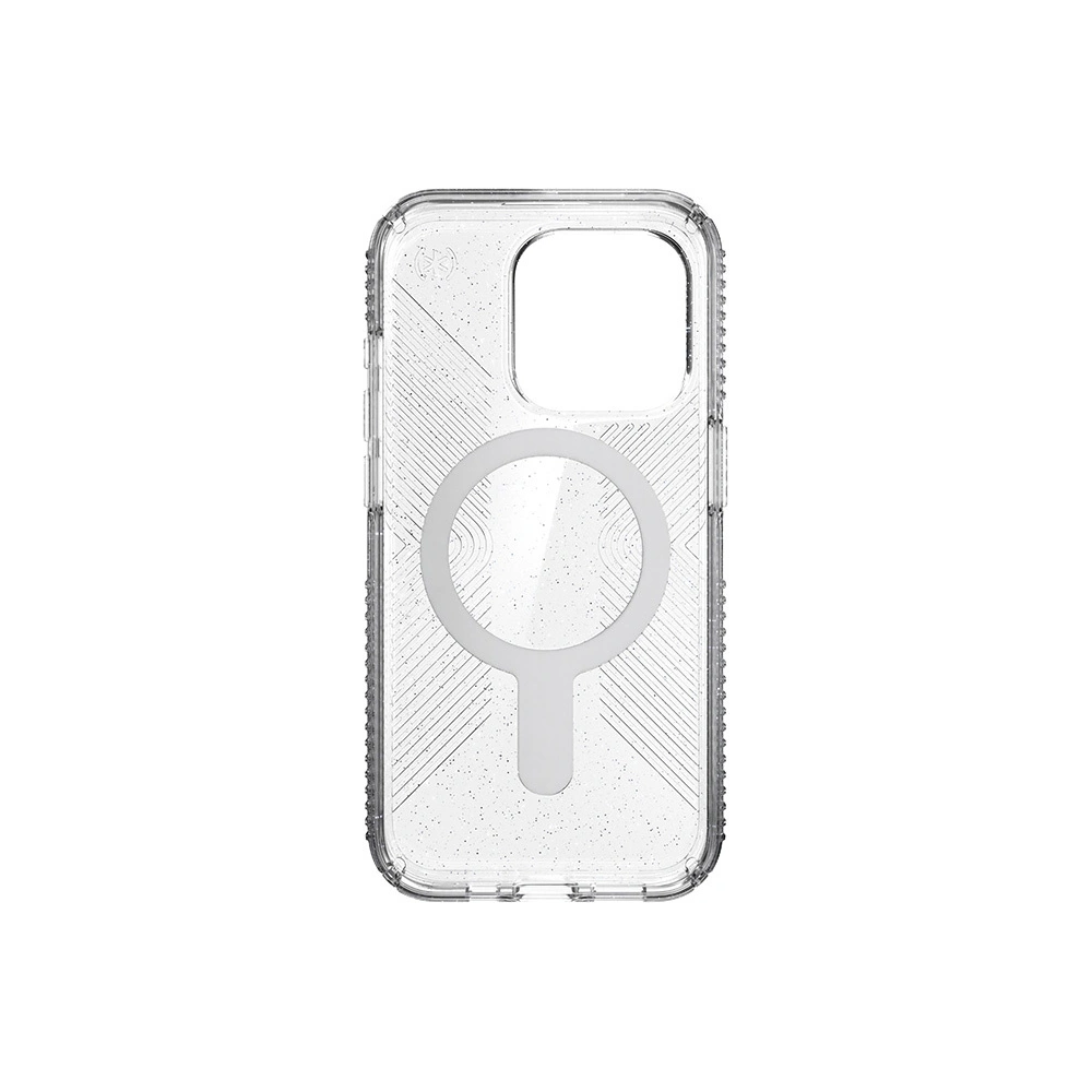 Wholesale Speck Presidio Lux Grip ClickLock MagSafe Apple iPhone 15 Pro (Clear/Chrome Finish/Serene Silver) - SPK556 - {ean13} - Hurt