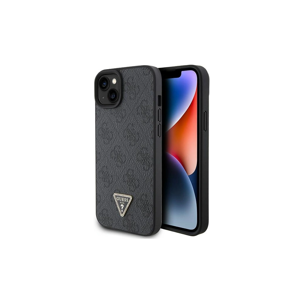 Hurtownia GSM - Case Guess GUHCP15SP4TDPK Apple iPhone 15 Hardcase Leder 4G Diamantdreieck schwarz/black - GUE2916 - {ean13} - Hurt