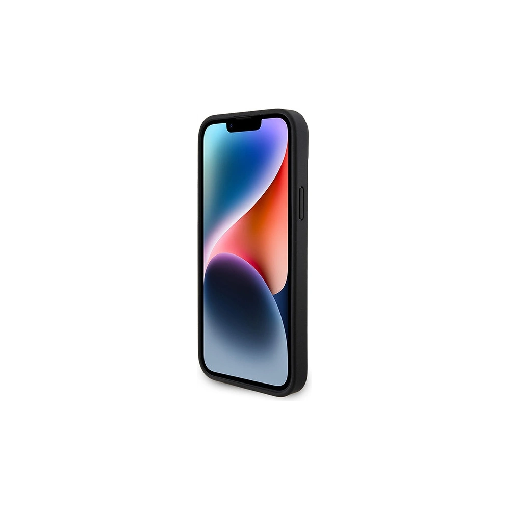 Hurtownia GSM - Case Guess GUHCP15SP4TDPK Apple iPhone 15 Hardcase Leder 4G Diamantdreieck schwarz/black - GUE2916 - {ean13} - Hurt