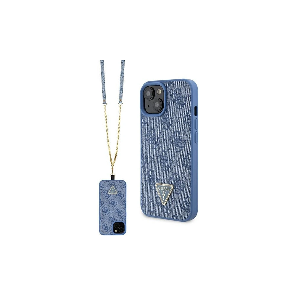 Hurtownia GSM - Etui Guess GUHCP15SP4TDSCPB Apple iPhone 15 hardcase Crossbody 4G Metal Logo albastru/blue - GUE2917 - {ean13} - Hurt