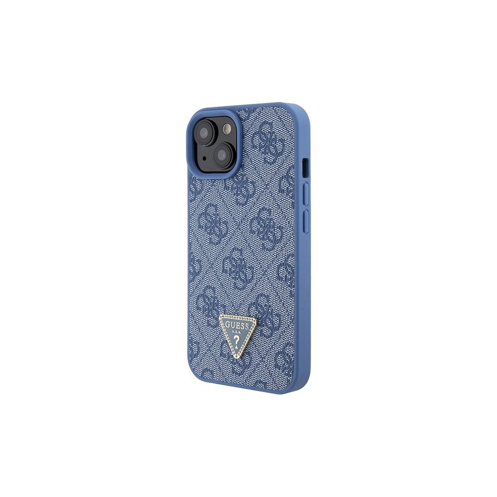 Wholesale Guess GUHCP15SP4TDSCPB Apple iPhone 15 hardcase Crossbody 4G Metal Logo blue - GUE2917 - {ean13} - Hurt