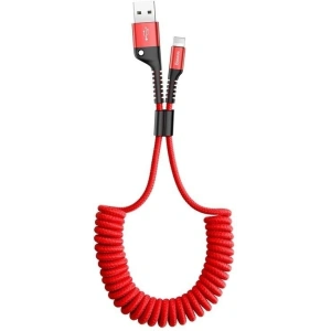 Baseus USB-A to USB-C Spring Cable 1m 2A Red