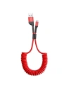 Wholesale Baseus USB-A to USB-C Spring Cable 1m 2A Red - BSU395RED - {ean13} - Hurt