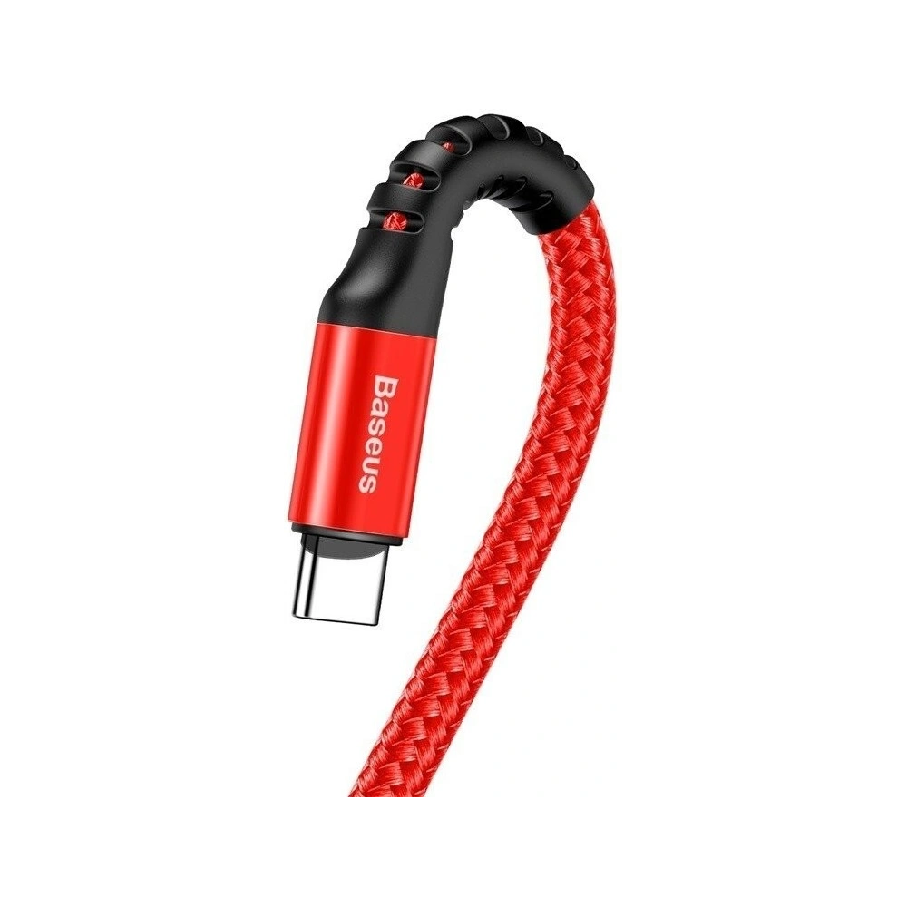 Hurtownia GSM - Kabel pružinový USB-C Baseus Spring 1m 2A (červený) - BSU395RED - {ean13} - Hurt
