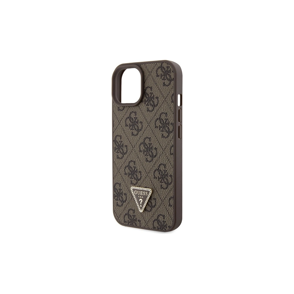 Hurtownia GSM - Etui Guess GUHCP15SP4TDSCPW Apple iPhone 15 hardcase Crossbody 4G Metal Logo brązowy/brown - GUE2920 - {ean13} - Hurt