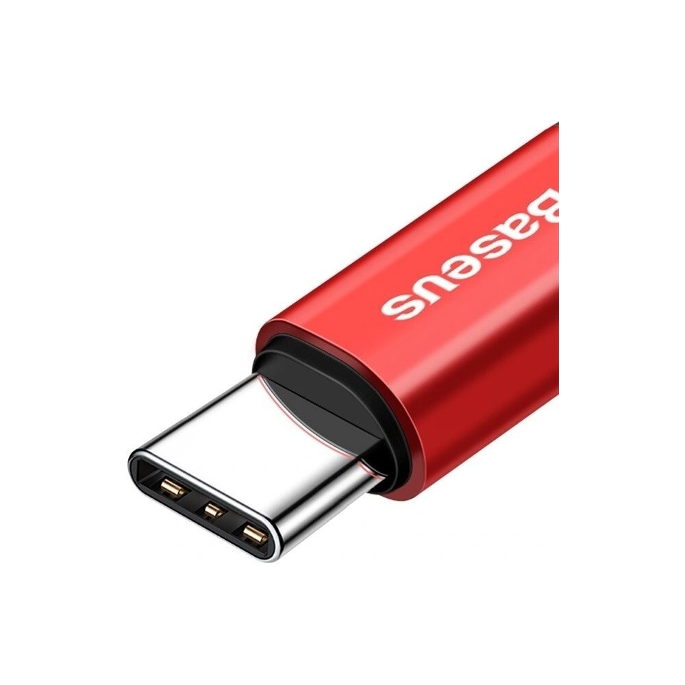 Hurtownia GSM - Kabel pružinový USB-C Baseus Spring 1m 2A (červený) - BSU395RED - {ean13} - Hurt