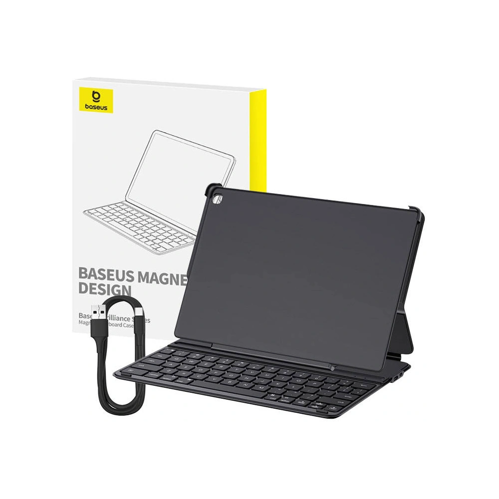 Hurtownia GSM - Magnetische Hülle mit Tastatur Baseus Brilliance Apple iPad 10.2 2019/2020/2021 (7., 8. und 9. Generation) (schwarz) - BSU4595 - {ean13} - Hurt