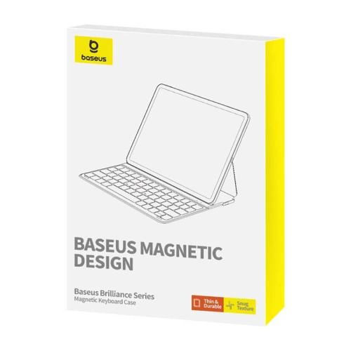 Etui magnetyczne z klawiaturą Baseus Brilliance Apple iPad 10.2 2019/2020/2021 (7., 8. i 9 generacji) (czarne)