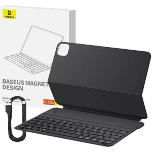 Hurtownia GSM - Magnetické pouzdro s klávesnicí Baseus Brilliance Apple iPad Air 10.9 2020/2022 (4. a 5. generace) / iPad Air 11 2024 (6. generace) (černé) - BSU4597 - {ean13} - Hurt